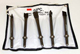 Комплект длинных зубил для пневматического молотка (JAH-6833H), 5 предметов в Самаре